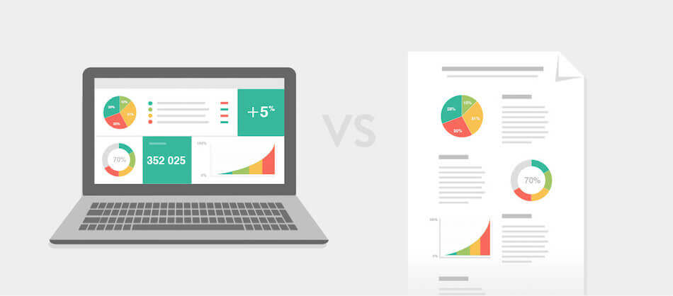 Der Unterschied zwischen einem Dashboard und einem Bericht ist subtil, aber wichtig - SEO Reporting Dashboard Artikel | DashThis