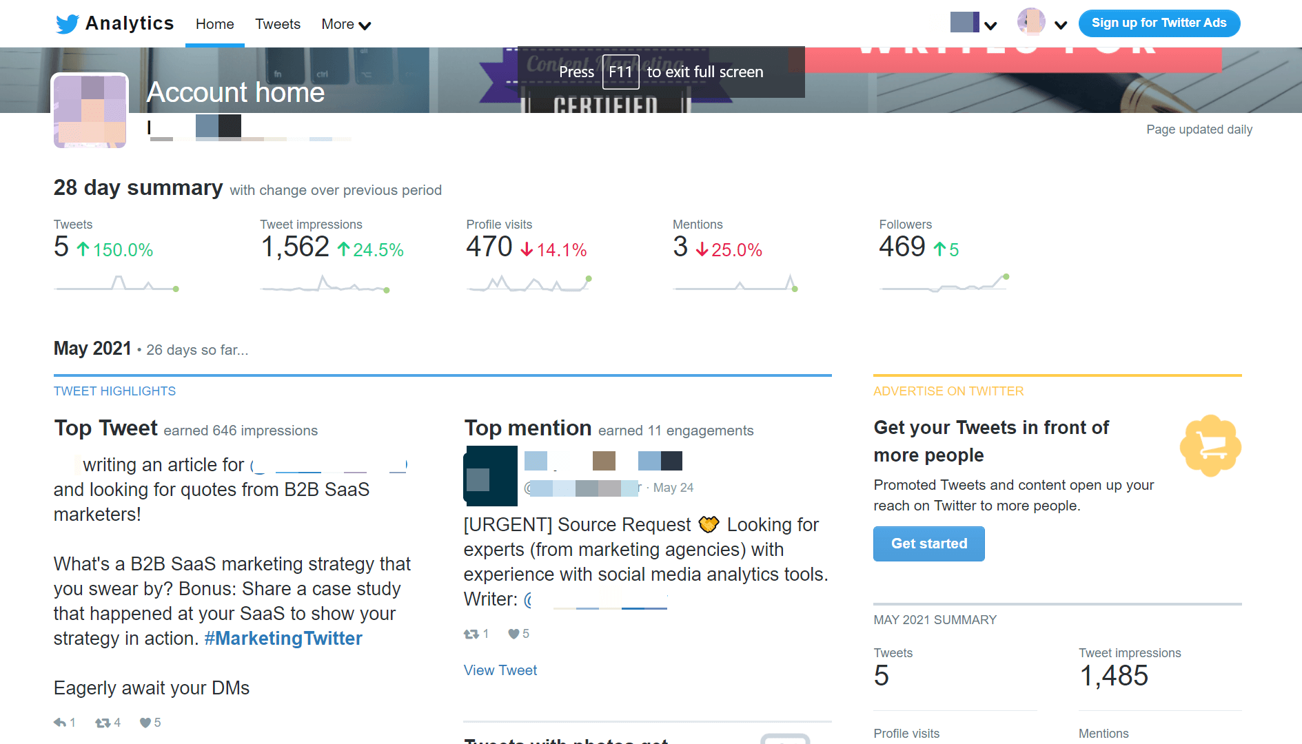 Social Media-Analysen für Twitter