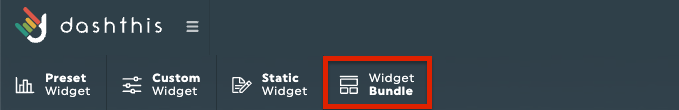 Widget bündelt Kopfzeile