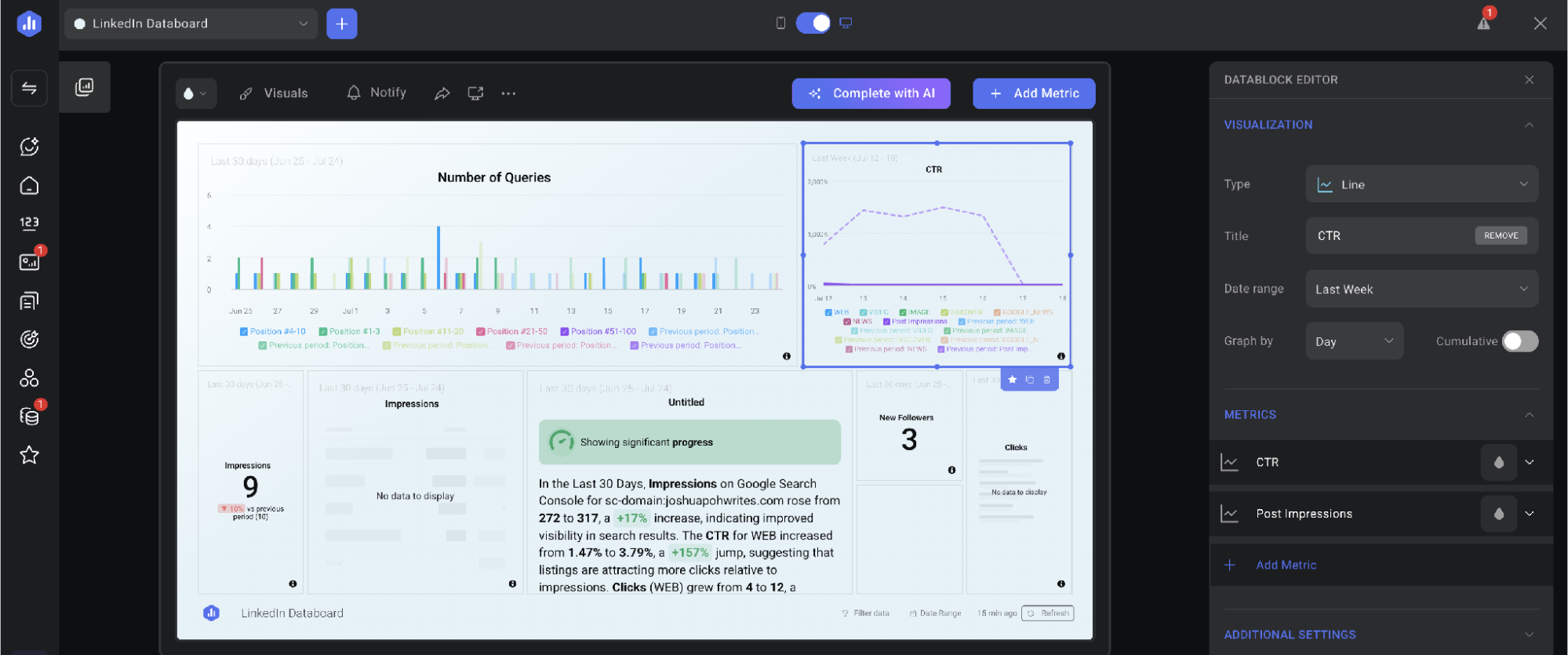 Datensatz-Widget-Editor