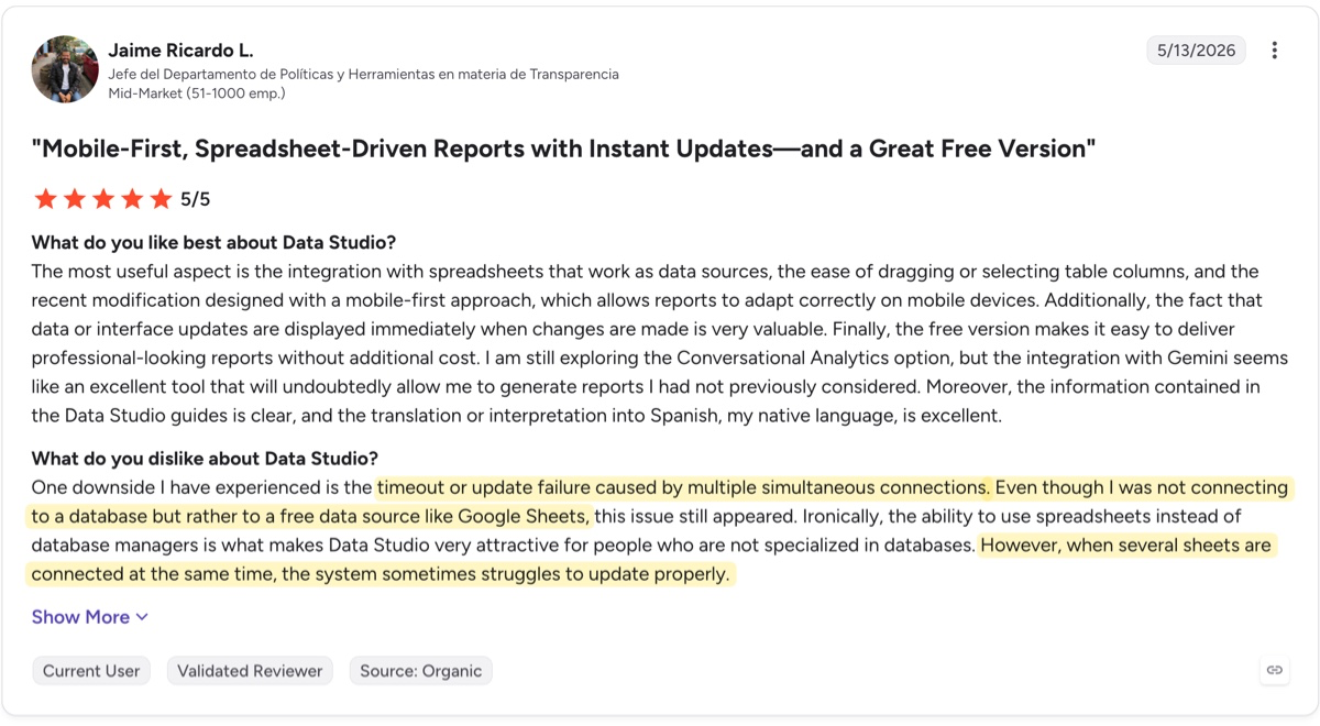 Alternative zu Data Studio