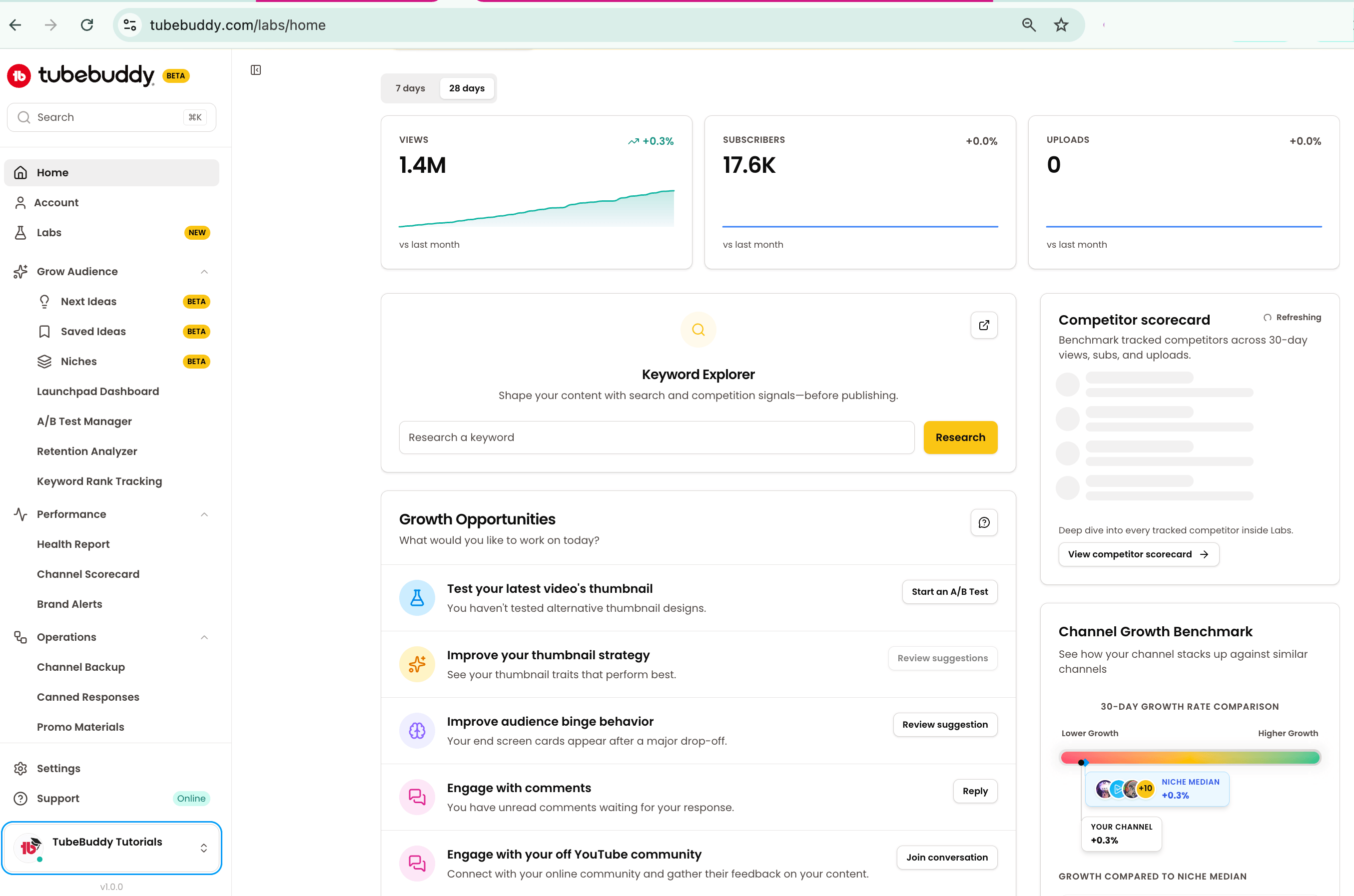 YouTube-Analysetools – TubeBuddy